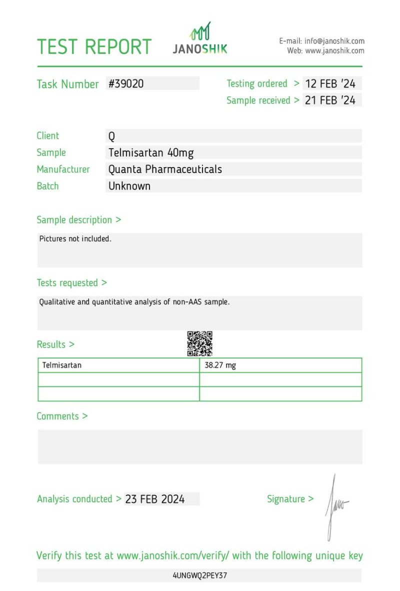 Telmisartan - QUANTA - Image 2