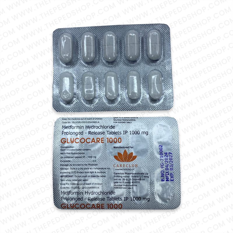 Metformin 1000mg (20 Tabs)