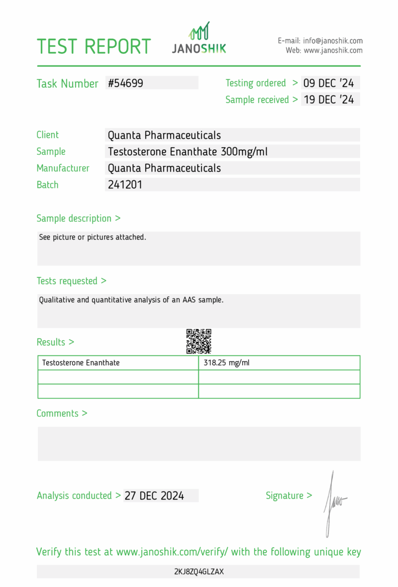 Testosterone Enanthate 
(Limited: 1 Per Order) - Image 3