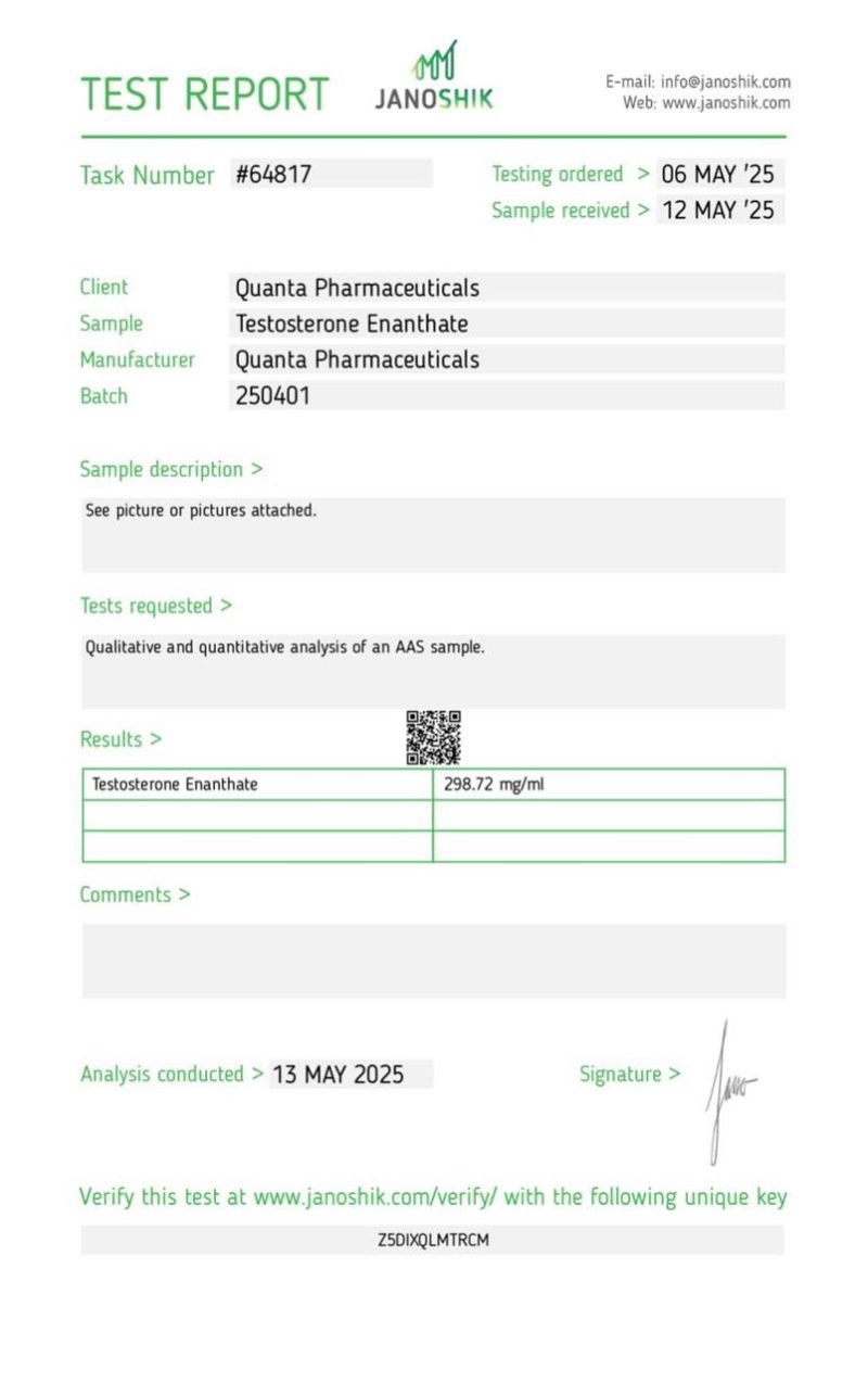 Testosterone Enanthate 
(Limit: 2 per customer) - Image 2